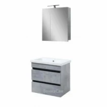 Комплект мебели для ванной комнаты из ДСП 60 см шириной Пик Минимал 45866-45871