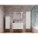 В интерьере комплект мебели в ванную 100 см botticelli sequetto 24661-24662-24664 №1