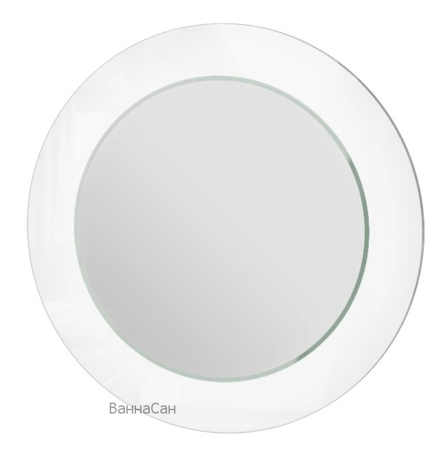 Основное зеркало в ванную 80 см botticelli vanessa vnм -80 белое №3