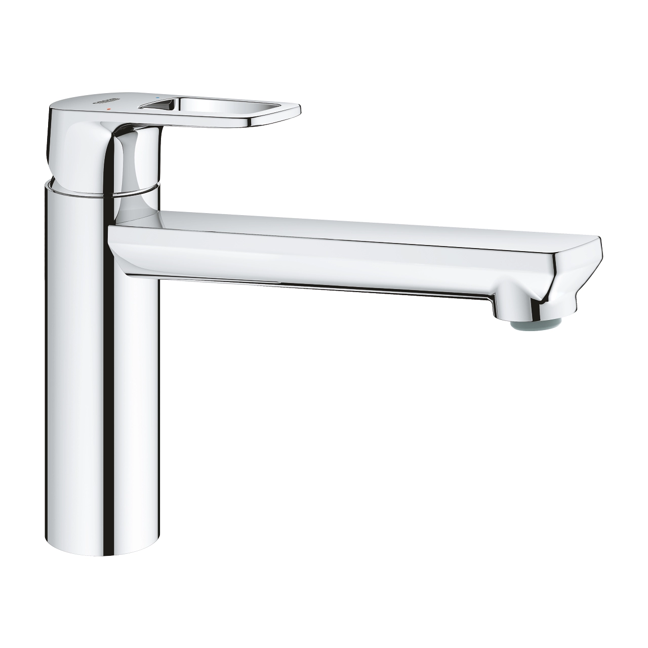 Основное Хромированный смеситель для мойки Grohe BAULOOP 31706000