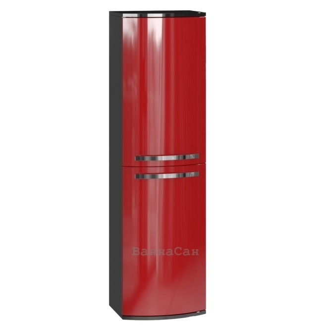 Основное пенал для ванной 40 см вертикальный botticelli vanessa vnpl- 140 красный глянец №4