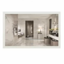 Зеркало для ванной комнаты 145 см шириной с подсветкой MegaBAI Матовое обрамление bai_0798