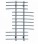 Основное Полотенцесушитель водяной с 12 перекладинами 800x1200, SVV Мелодия Хром, 32x20 ВР 1/2 д AKVA-2284