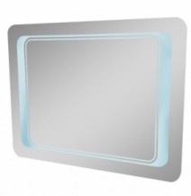 Зеркало в ванную со светодиодной лентой 80 см РЕСПЕКТ PRIME Prm-80