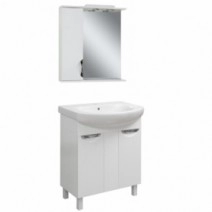 Комплект мебели для ванной комнаты с розеткой 70 см Сансервис Лаура 26325-26273