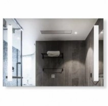 Зеркало в ванную комнату с подогревом 80 см шириной с подсветкой DUSEL LED DE 1 610411