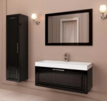 Комплект мебели в ванную комнату в классическом стиле 100 см Marsan PATRICIA 31554-31291-31528