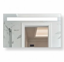 Зеркало для ванной с динамиками 100 см шириной с подсветкой DUSEL LED DE 630216