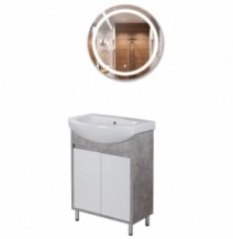 Комплект мебели для ванной комнаты без полки 60 см Мойдодыр Осло Лофт 31640-31833