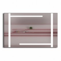 Дзеркало у ванній кімнаті без полиці 100 см з підсвічуванням J-Mirror Viola Vl 100x70