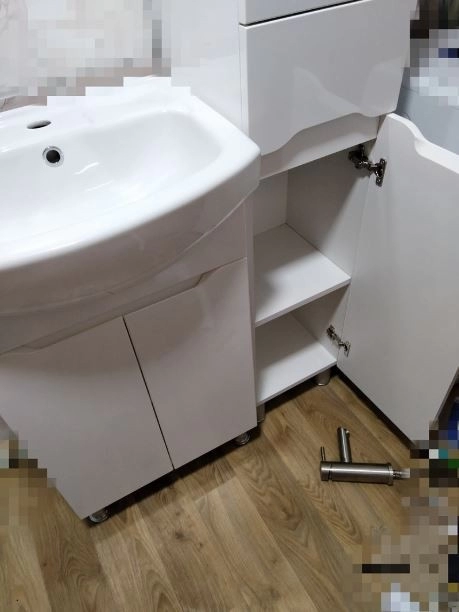 Фото покупателей Белый пенал в ванную 30 см Квелл Висла П Висла 30R