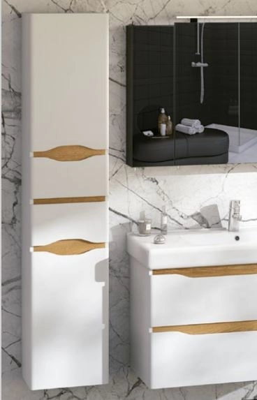 В інтер'єрі Меблі для ванної кімнати з годинником 70 см шириною Санверк Liga Air 42931-25538-25495