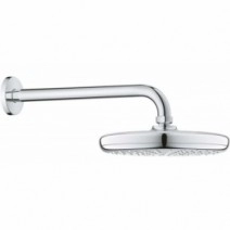 Лейка для верхнего душа немецкая GROHE Tempesta 210 мм, 1 режим хром 26411000