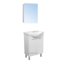 Комплект мебели в ванную комнату 55 см шириной Мойдодыр Тетрис 40816-31700