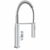 Смеситель однорычажный для кухонной мойки GROHE EUROCUBE хром 31395000