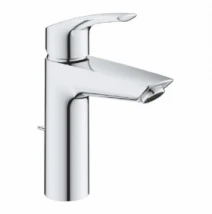 Смеситель для раковины с ограничителем температуры воды Grohe Eurosmart хром 2339330E