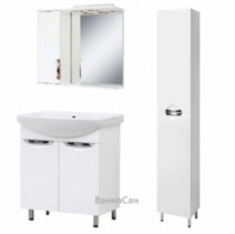 Ламинированный комплект мебели для ванной комнаты 65 см Респект Grace 33173-33184-33194