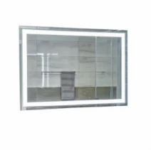 Зеркало в ванную 100 см шириной Global Glass MR MR-5 1000х800