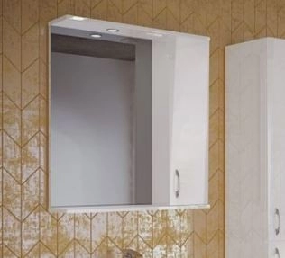 В интерьере Зеркало в ванную комнату 65 см шириной Аквариус Жако 08852L