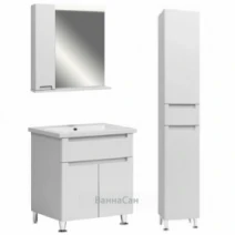 Комплект мебели для ванны премиум класса 70 см шириной Аквариус Verona 42475-42541-42557