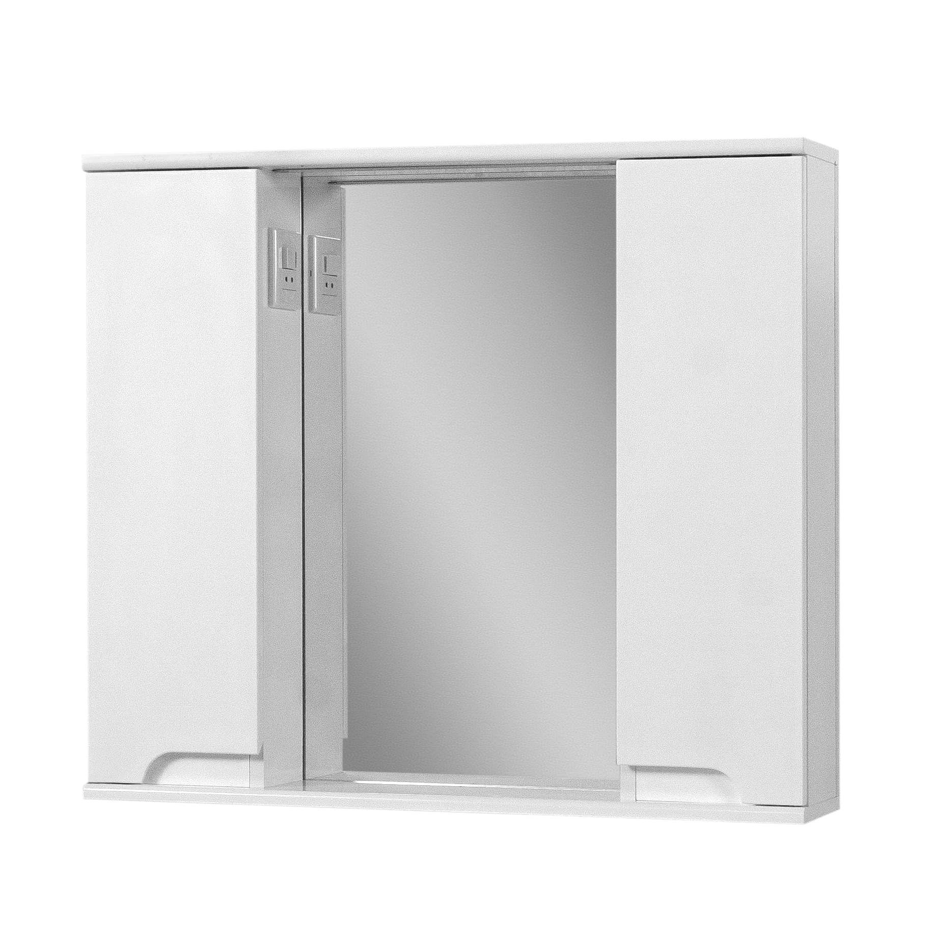 Основное Зеркало для ванной 90 см с подсветкой Пик Симпл ДЗ0490