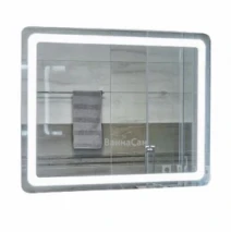 Современное зеркало в ванную 100 см шириной Global Glass MR MR-4 1000х800