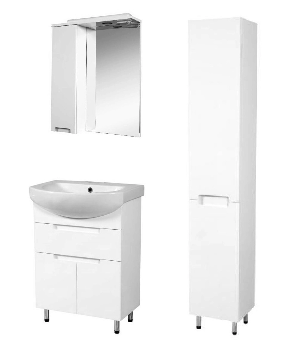 Основное гарнитур для ванной комнаты премиум класса 60 см aqua rodos кватро 29588-29703-29785 №1