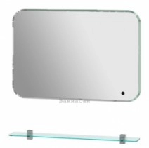 Основное зеркало с полкой в ванную 80 см botticelli velluto vltm-80 №3