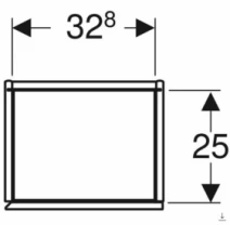 Размеры Белый пенал в ванную комнату 36 см шириной Geberit ONE 502.316.01.3 L