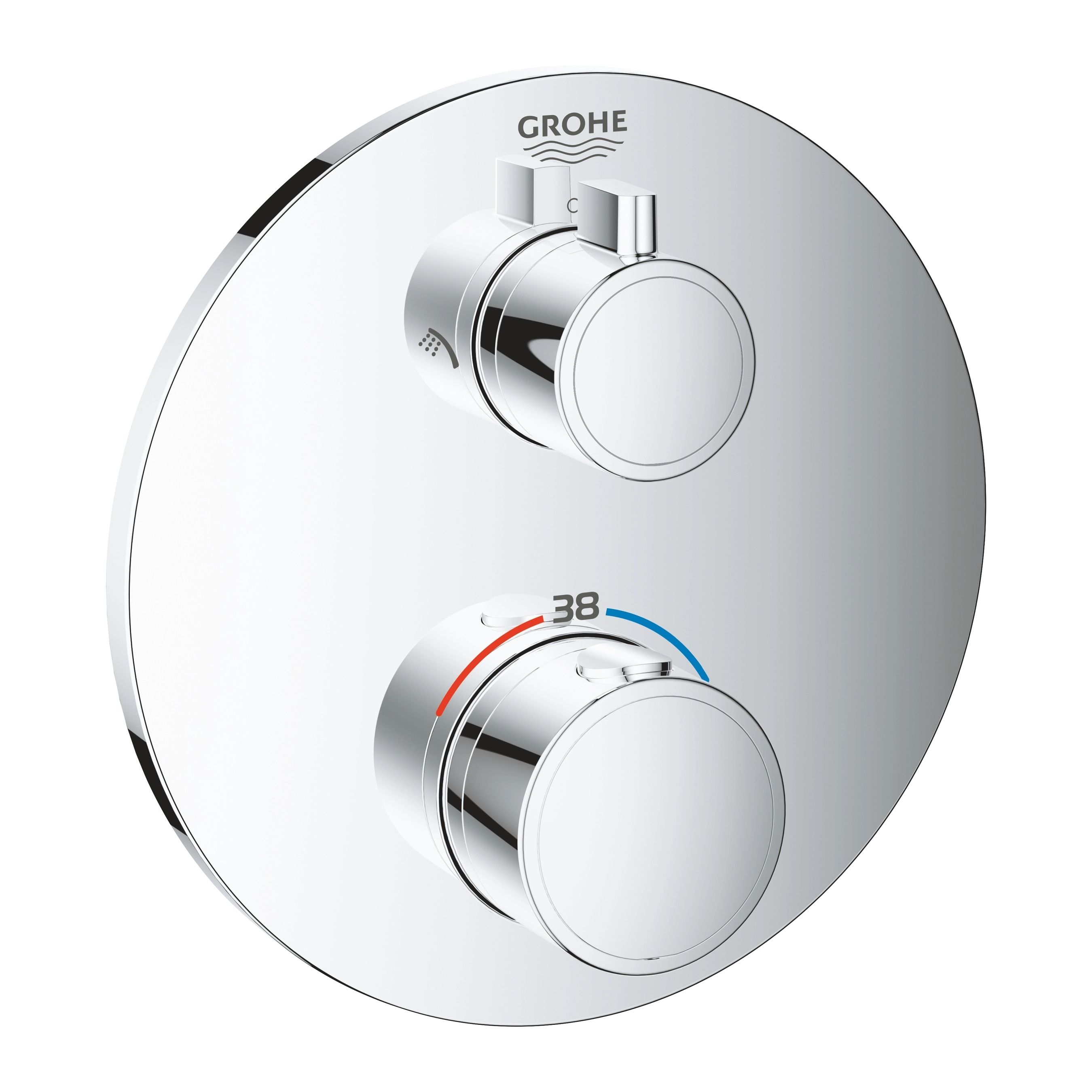 Основное Хромированный смеситель для душа Grohe GROHTHERM 24076000