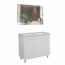 Широкий комплект мебели для ванны 100 см Aqua Rodos Омега 29586-29715