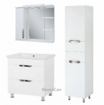 Комплект мебели для ванной комнаты с доводчиками 80 см Пик Альвеус 29084-18608-19951