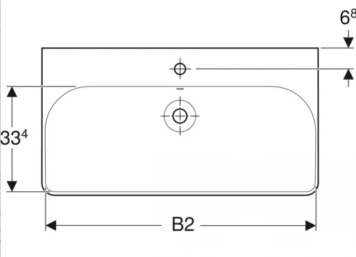 Умывальник Тумба с умывальником 75 см шириной Air-Line Air-Line с умывальником Smile Square SM-75 НБ+500.249.01.1