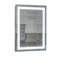 Зеркало в ванную 53 см шириной Global Glass MR MR-1 533х683