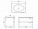 Размеры тумба с раковиной и с двумя ящиками в ванную 80 см botticelli velluto vlt-80 с умывальником stella 80 №1