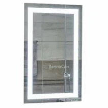 Зеркало в ванную комнату 50 см шириной Global Glass MR MR-1 500х800