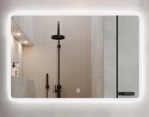 Зеркало в ванную 120 см шириной с подсветкой DUSEL LED DE 630118