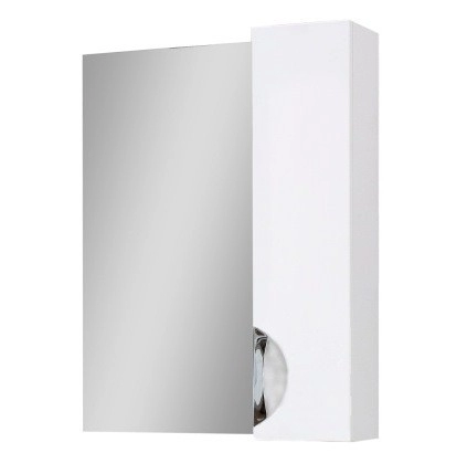 Основное зеркало в ванную 60 см с доводчиками юввис оскар z-1 шкаф правый без подсветки №3
