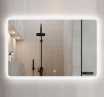 Зеркало в ванную 100 см шириной с подсветкой DUSEL LED DE 630115