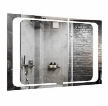 Дзеркало у ванну кімнату в стилі хай-тек 130 см StekloNova Мейв Meyv 130W