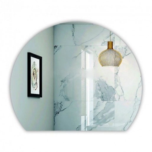 Основное Зеркало в ванную 75 см шириной с подсветкой Fancy Marble MC-Saona Saona 750*675