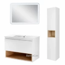 Набор мебели для ванной комнаты 80 см шириной Qtap Robin 39528-39581-39608