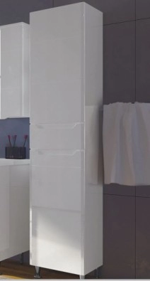 В інтер'єрі Пенал для ванної 40 см підлоговий Акваріус Ліон 09003