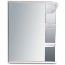 Навесной зеркальный шкафчик для ванной 60 см левый Аквазис РИНО Рино 60 Левый
