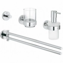 Полированный набор аксессуаров для ванны Grohe Essentials хром 40846001